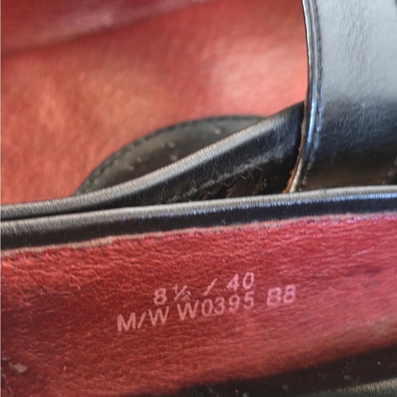 BORN Mary Jane Shoes Womens Size 8.5 Black Leather Buckle - Picture 4 of 8